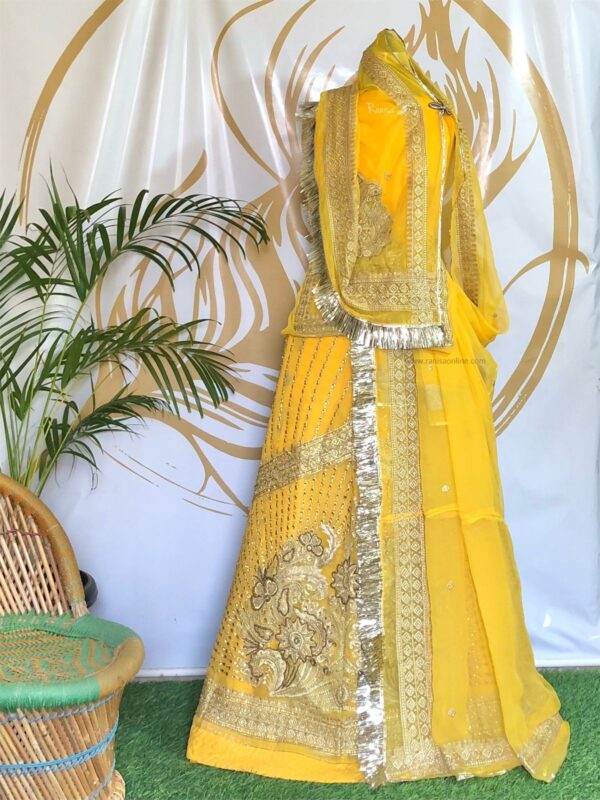 Yellow Anjali Rajputi Poshak
